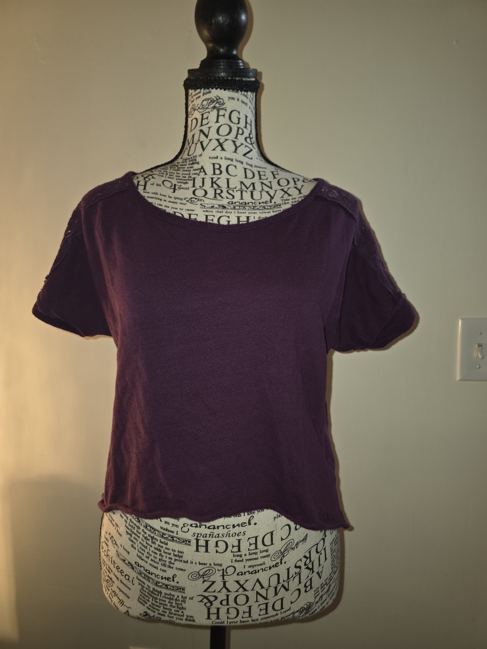 Women's Purple Short Sleeve Tee